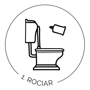 Paso 1: rociar