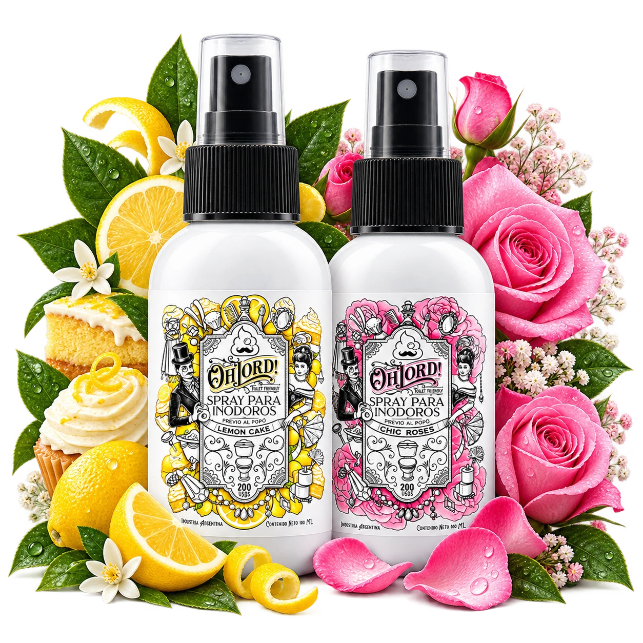 Pack Mix Oh Lord! Chic Roses y Lemon Cake